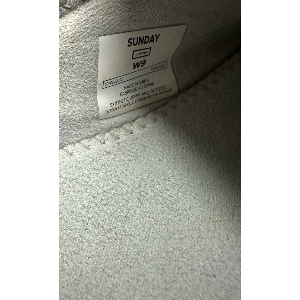 Vessi Shoes Women's 9 Gray Wool Sunday Slip On Day Night Cloud Comfort - Picture 12 of 12